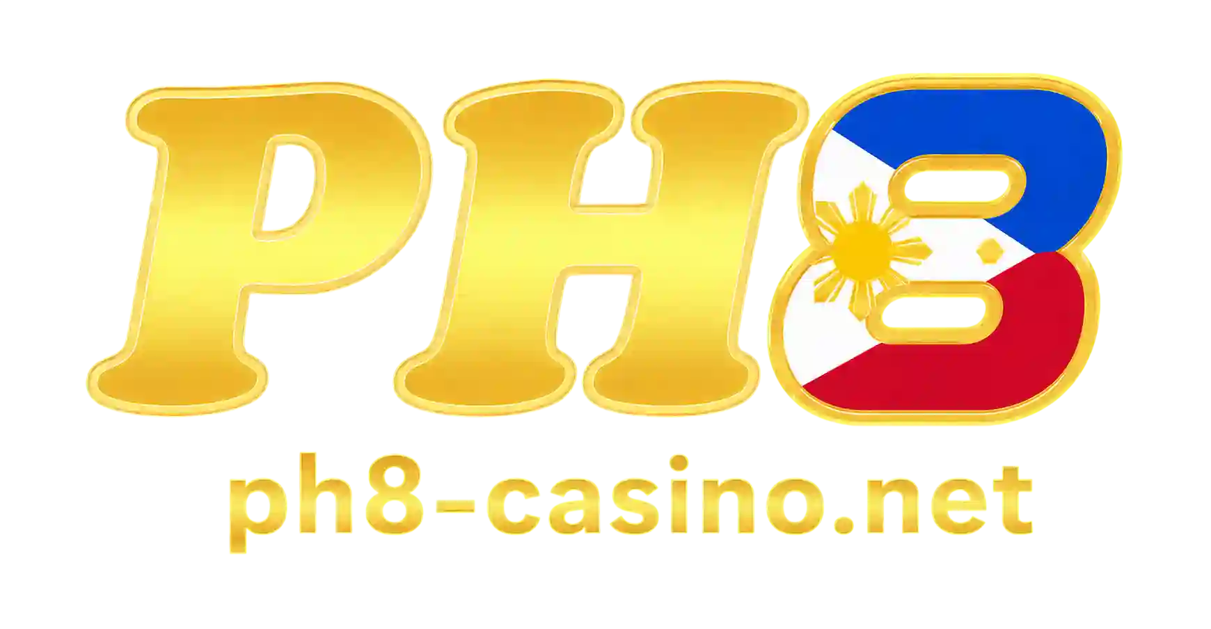 compressed_Gold PH8 casino logo design-Photoroom