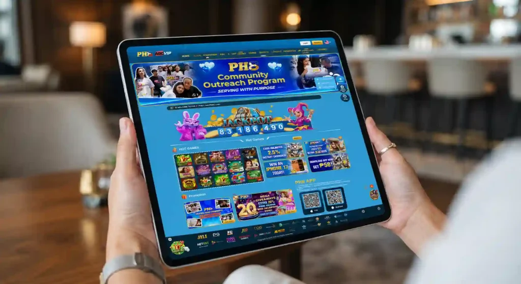 compressed_Cozy cafe setting with gaming tablet compressed_Cozy cafe setting with gaming tablet